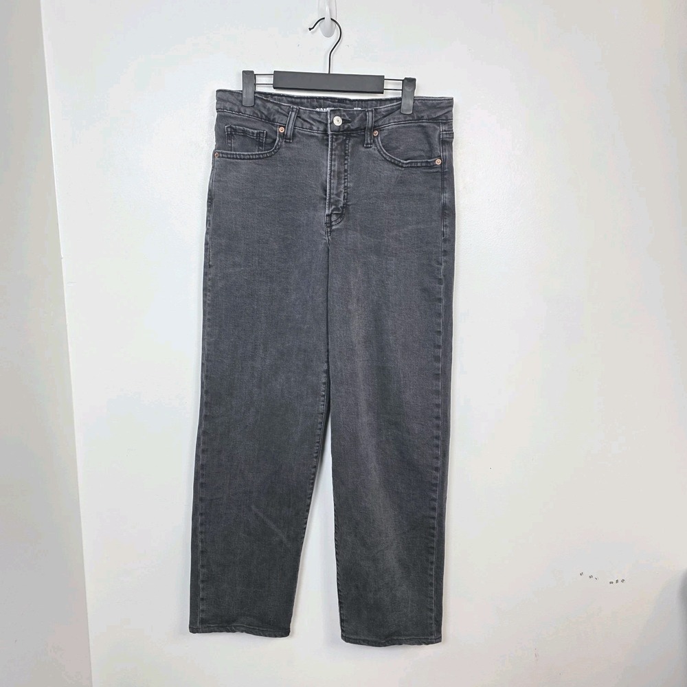 Old Navy Gray High Rise O.G. Loose School Streetwear Casual Jeans Size 10
